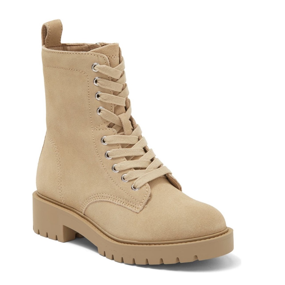 Steve Madden Dune Tonal Checker Lug Sole Combat Boot - New In Box - Duplicate